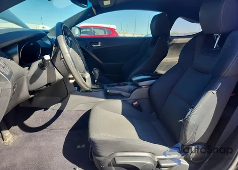 2015 Hyundai Genesis Coupe 3.8 from USA, damaged, VIN KMHHU6KJ3FU122882